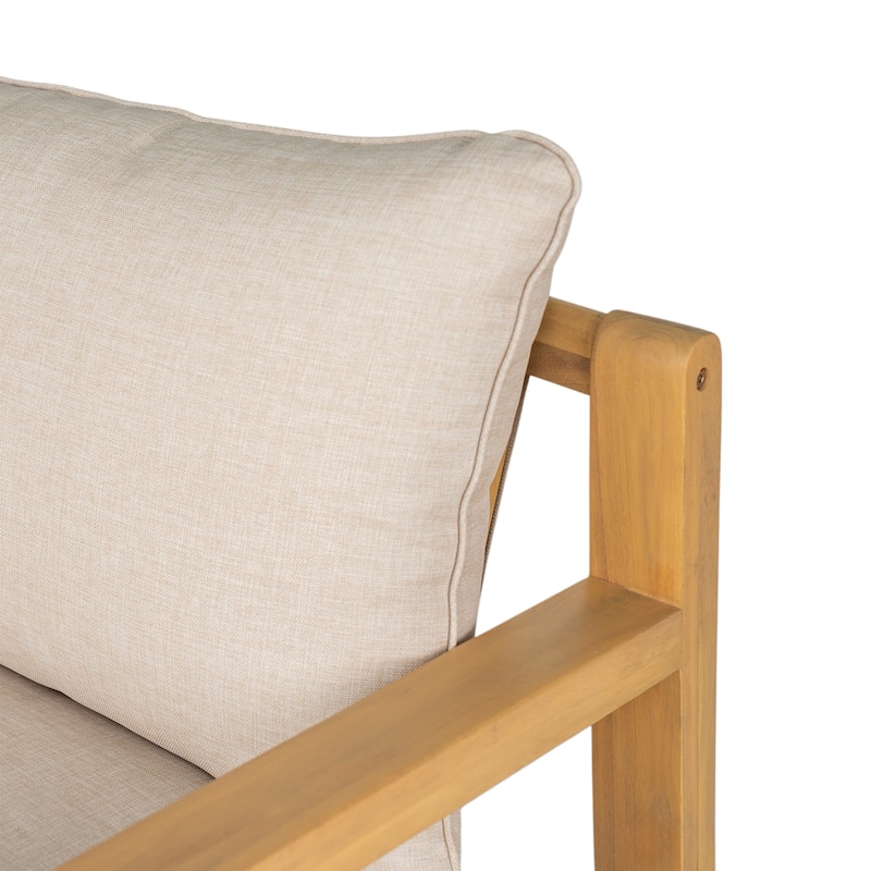 Christopher Knight Home- Ramsey Outdoor Acacia Wood Club Chair