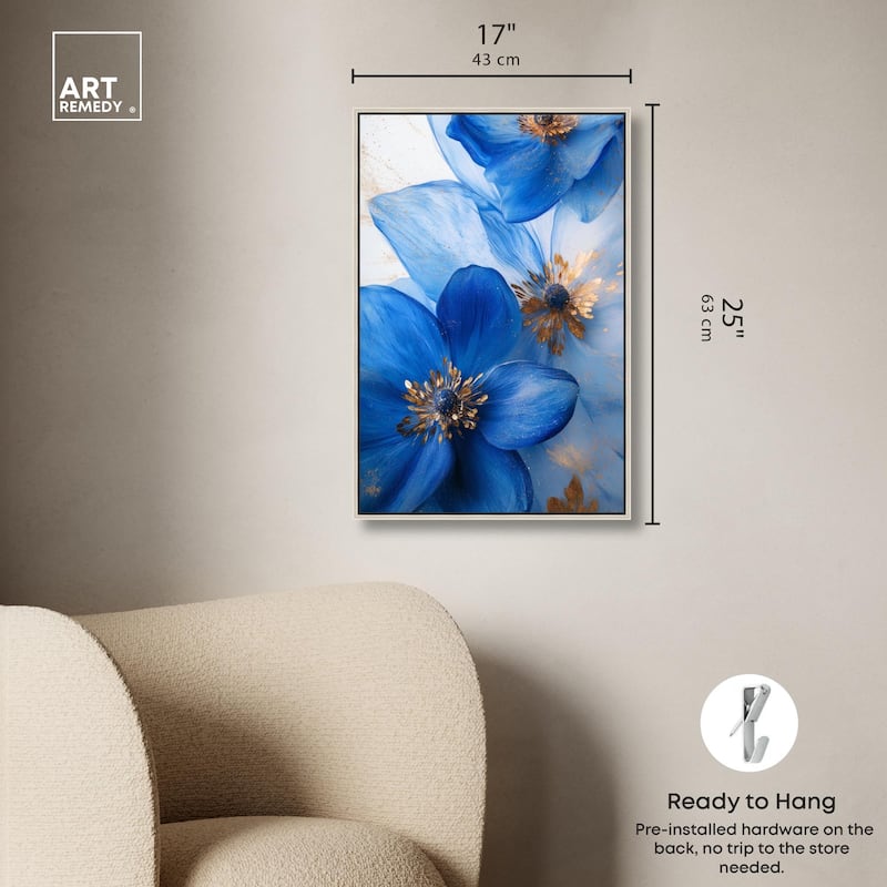 Twilight Teal Tint I Canvas by Art Remedy