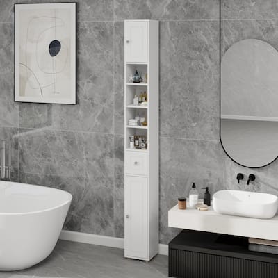 Dressing Cabinet Storage Cabinet with Adjustable Shelf Vanity Cabinet