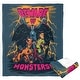 preview thumbnail 2 of 3, Warner Brothers Scooby-Doo Beware of Monsters Silk Touch Throw Blanket