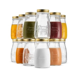 Bormioli Rocco Set of 12 Quattro Stagioni Canning Bottles