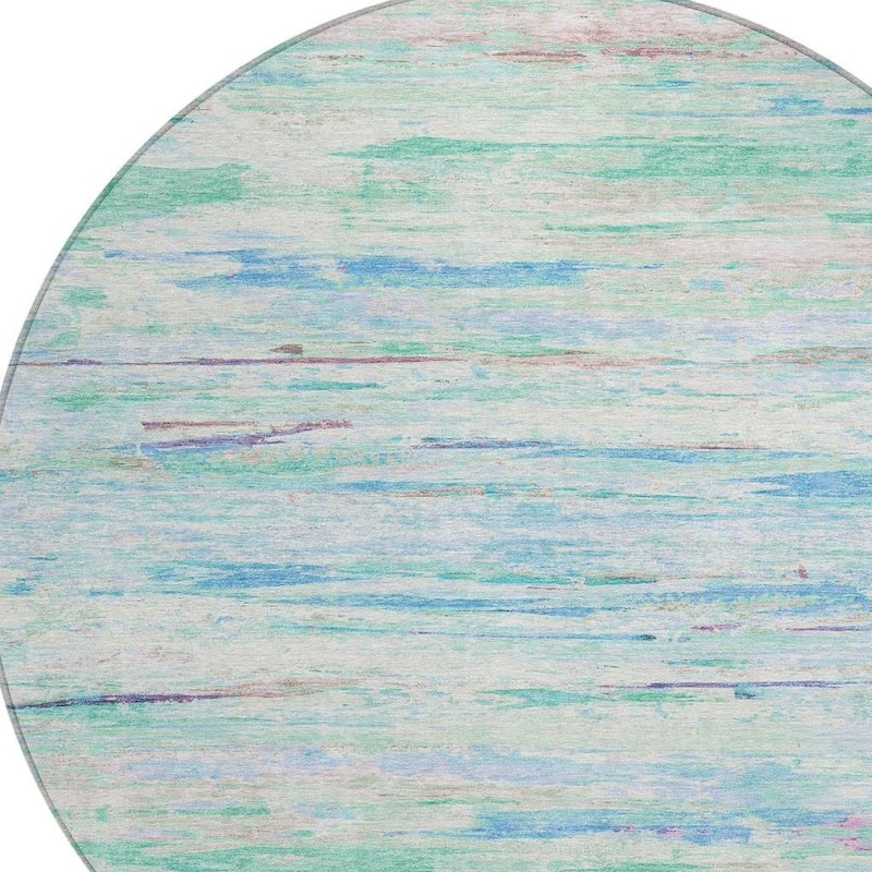 HomeRoots Abstract Transitional Rectangle Outdoor Rug