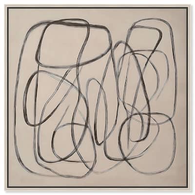 Unbroken Line I Canvas by Art Remedy