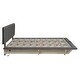 preview thumbnail 27 of 58, Velvet Platform Bed with LED Lighting and Storage, Queen Size