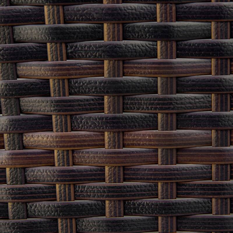Outsunny Outdoor Wicker Rocking Chair with Widen Seat, Thickened Cushion, Rattan Rocker with Steel Frame