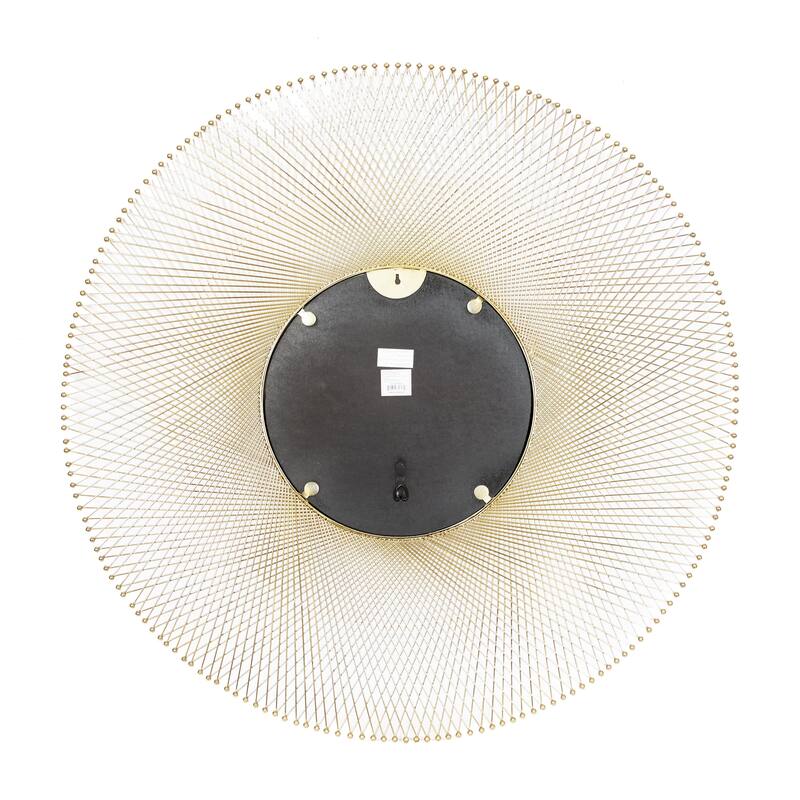 Metal Starburst Wall Mirror - Gold - Roche River Decor