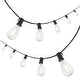 preview thumbnail 14 of 16, JONATHAN Y 10 ft C7 String Lights - 10-Light, Indoor/Outdoor - 10-Light Jet Black