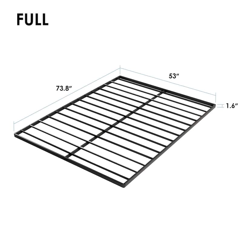 1.6 Inch Metal Bunkie Board Bed Slat Replacement by Crown Comfort