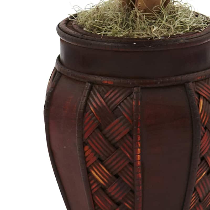 Artificial Mountain Lodge Tree with Planter - 44 Inch Indoor Greenery Decor - 3.67ft.