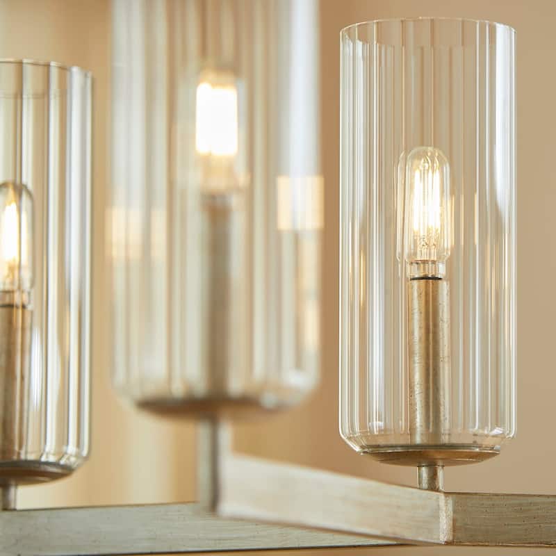 Quorum International 674-6 Merrick 6 Light 28" Wide Linear Chandelier