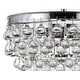 preview thumbnail 24 of 24, Gabrielle Metal/Crystal LED Flush Mount, by JONATHAN Y