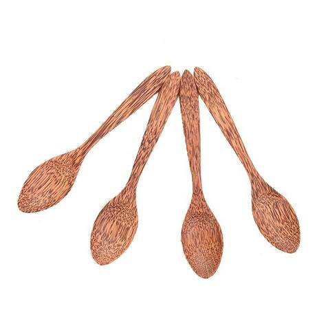 Wooden Coconut Spoon (Set of 4) by Daily Boutik