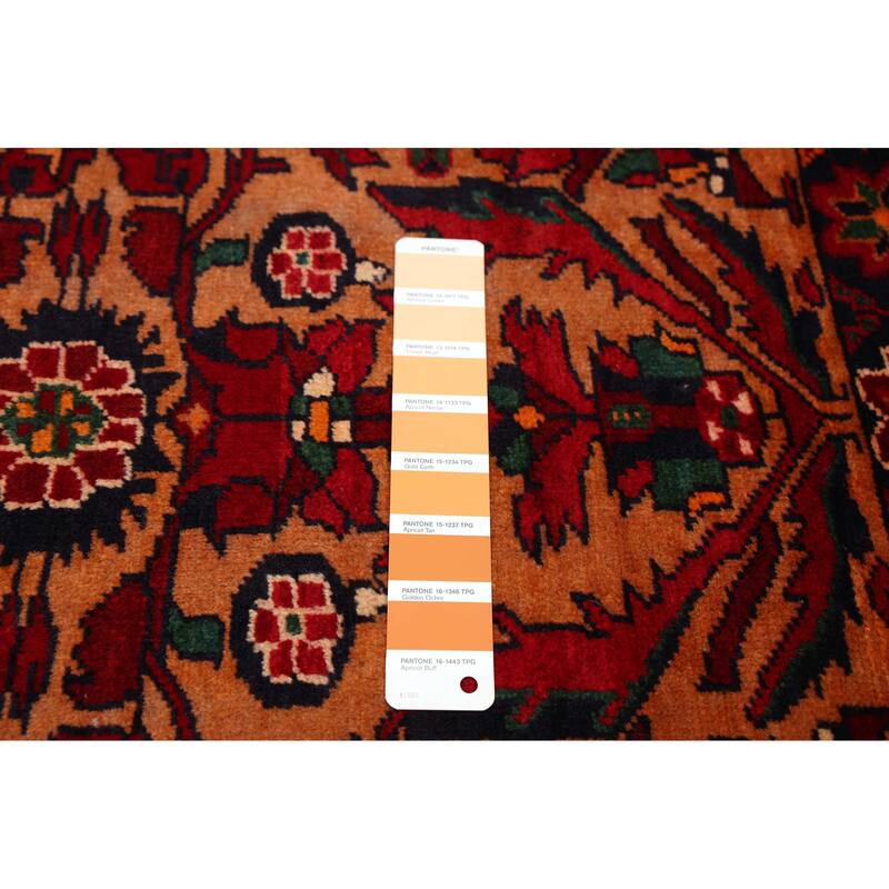 ECARPETGALLERY Hand-knotted Teimani Burnt Orange Wool Rug - 2'11 x 5'8