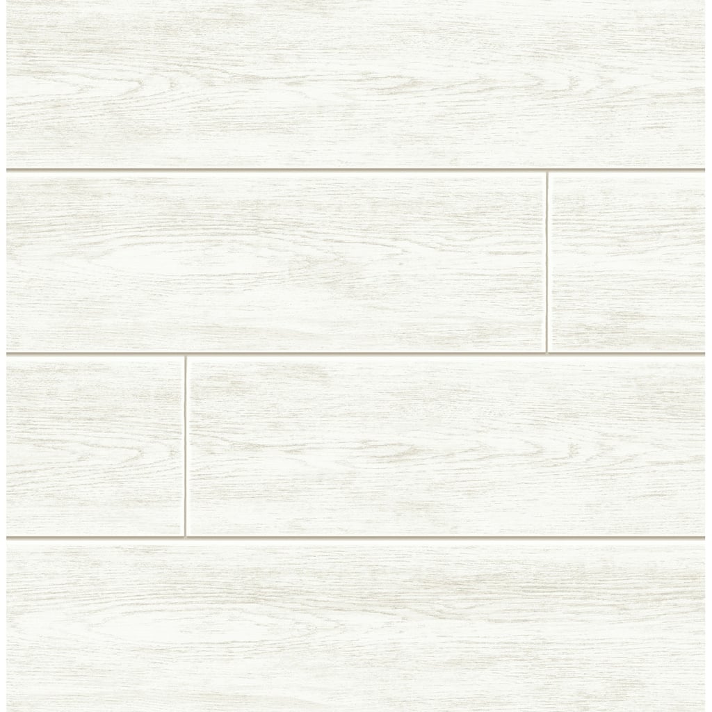 NextWall Farmhouse Shiplap Christmas Peel and Stick Wallpaper - 20.5 in. W x 18 ft. L