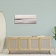 preview thumbnail 8 of 8, Stupell Tropical Waterfront Sunrise Incoming Tide beach Panoramic Photography Canvas Wall Art - White
