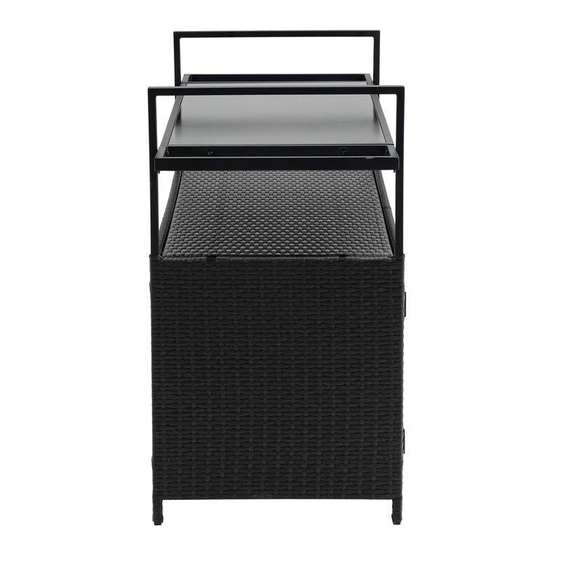 Patio Wine Serving Cart