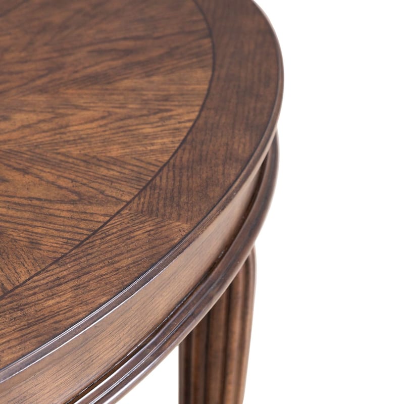 Liberty Furniture Allington Demilune Sofa Accent Table - Width 56" x Depth18" x Height 32"