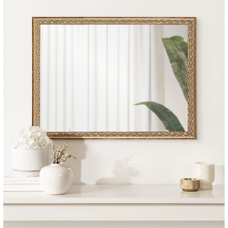 Kate and Laurel Johann Rectangle Wall Mirror