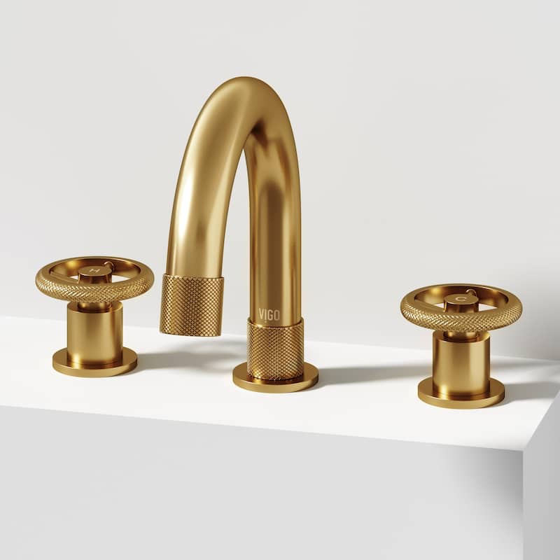 VIGO Wythe 8" H 2-Handle Widespread Bathroom Faucet