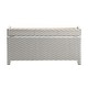 preview thumbnail 7 of 11, Courtnie Beach Aluminum Outdoor Poolside Storage Bench by Furniture of America
