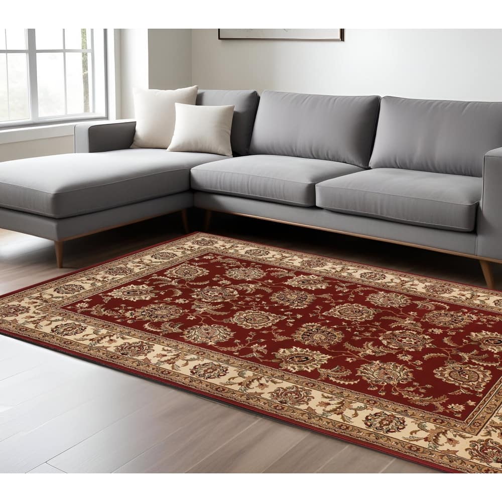 HomeRoots Oriental Traditional Runner Area Rug
