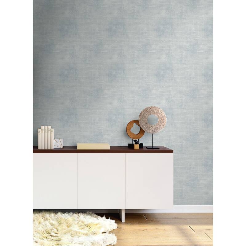 Seabrook Designs Eglantine Faux Unpasted Wallpaper