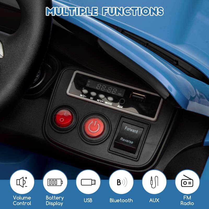 Kids Electric Car Licensed Dodge Challenger Ride On Car 12V