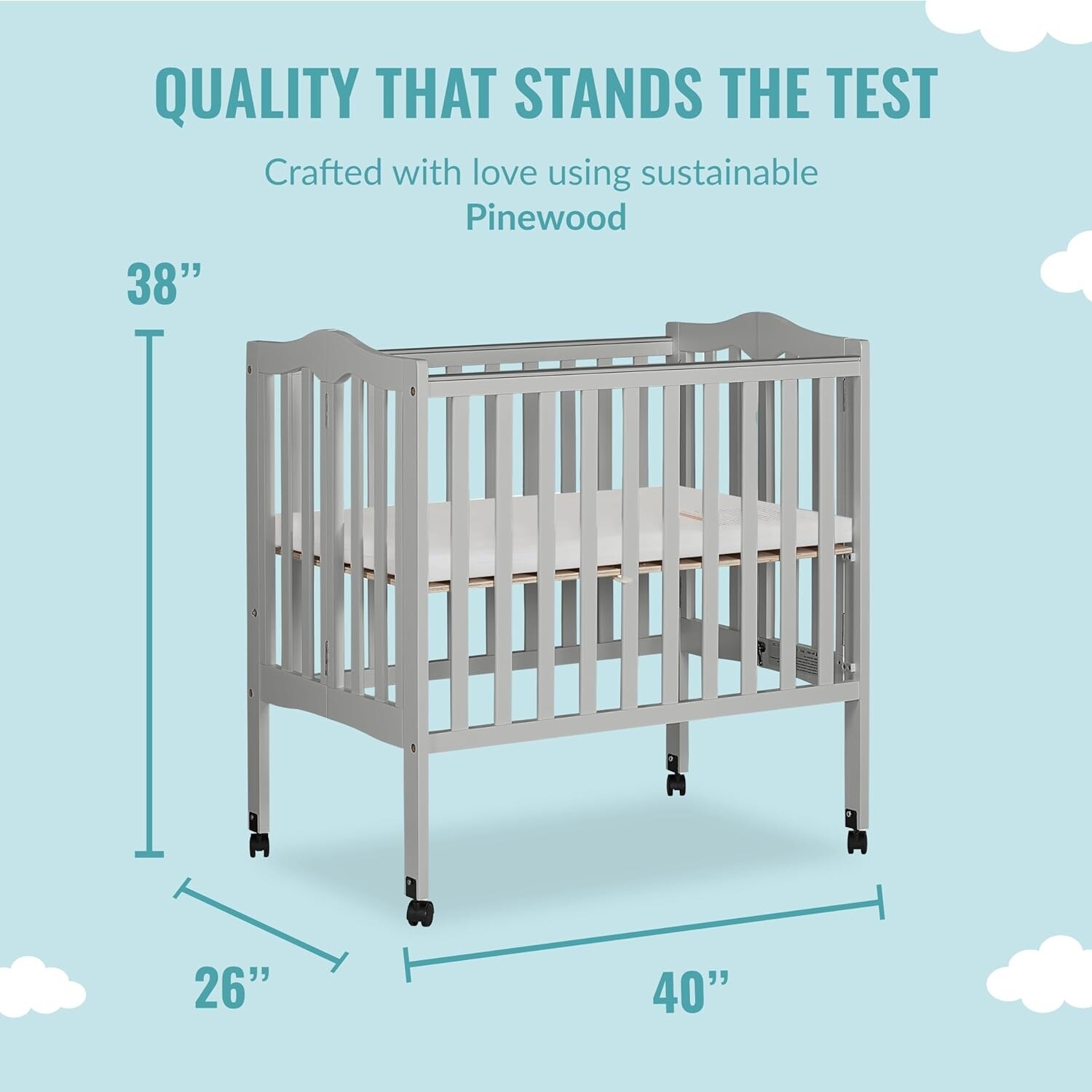 Convertible Crib Dream On Me Portable Crib Recall Dream On Me