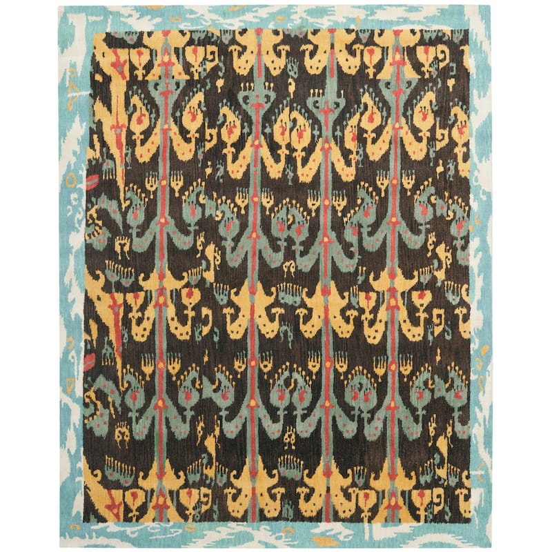 SAFAVIEH Handmade Ikat Krete Modern Wool Rug