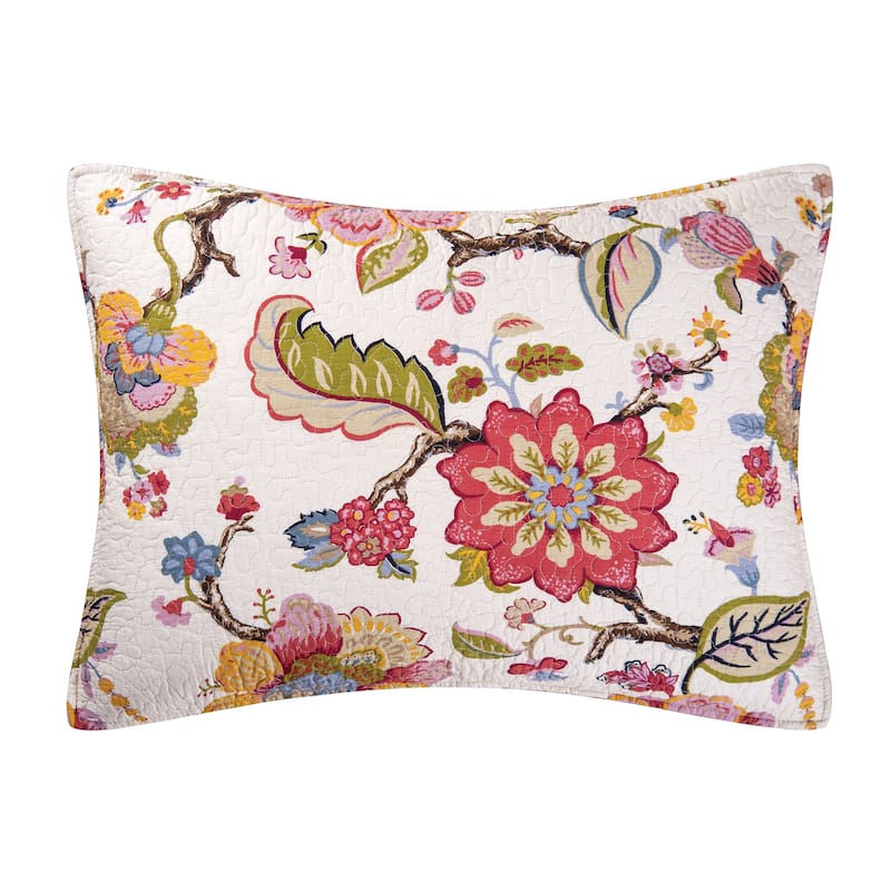 Celine Floral Standard Sham Pillowcase