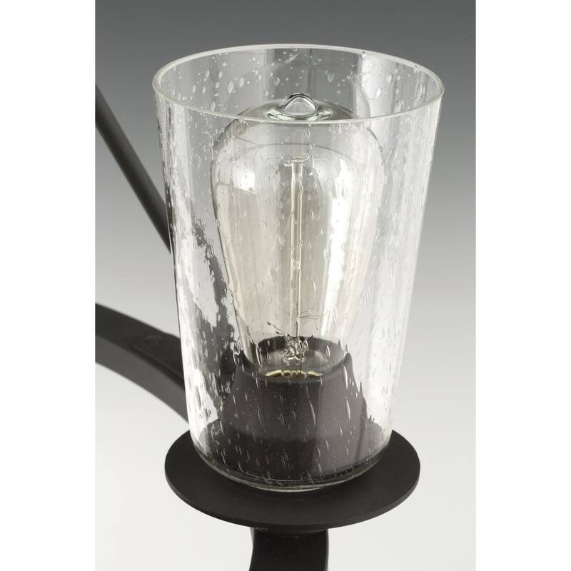 Debut Collection 6-Light Graphite Farmhouse Chandelier Light - N/A - Black