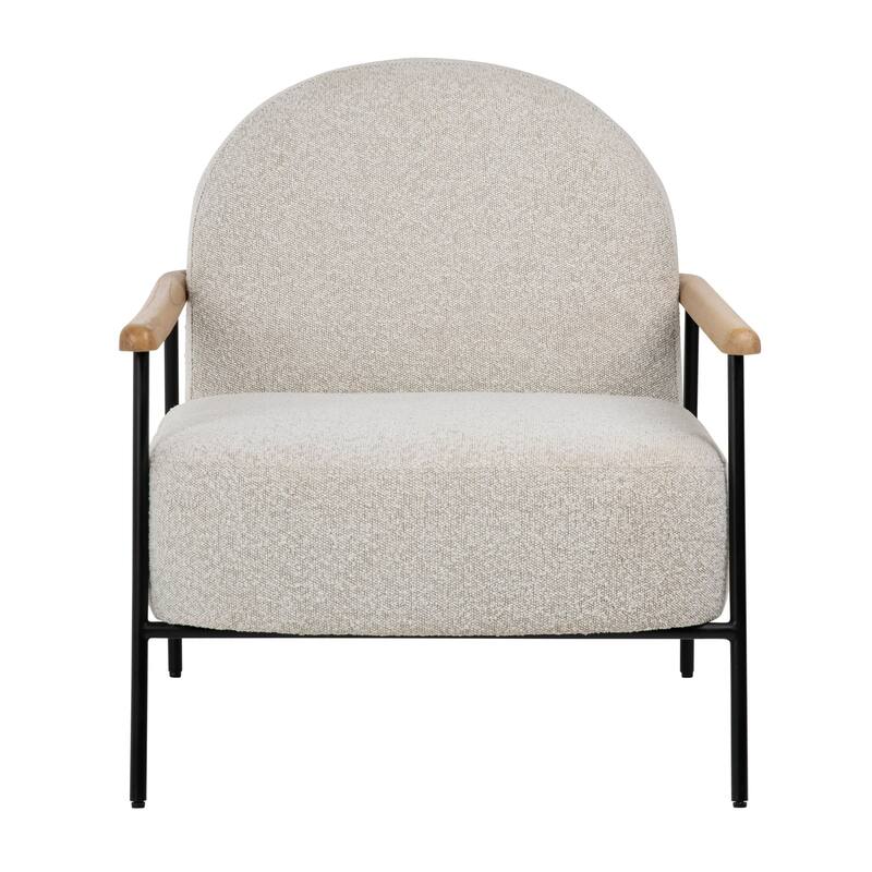 Bartonville Polyester Blend Upholstered Occasional Chair, Beige