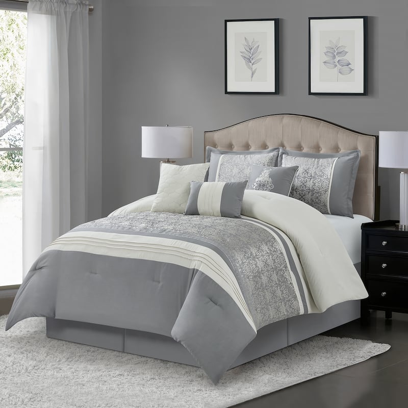 Nanshing Shelly 7 Piece Transitional Comforter Set
