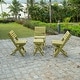 preview thumbnail 34 of 130, Riverstone Fully Assembled All-Weather Recycled HDPE Outdoor Folding Bistro table