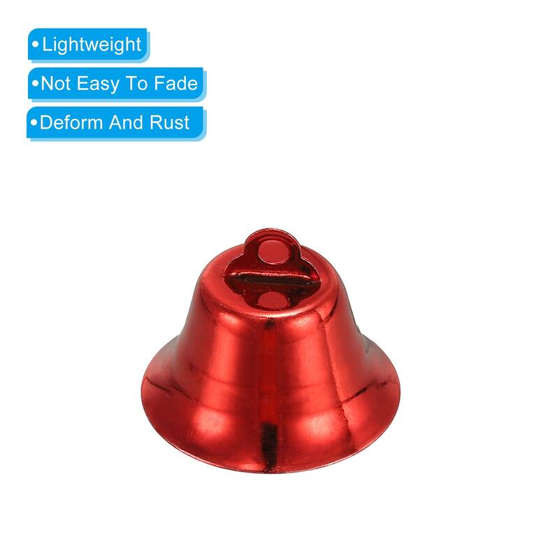 50Pcs Jingle Bells 0.9" Metal Hanging Bells