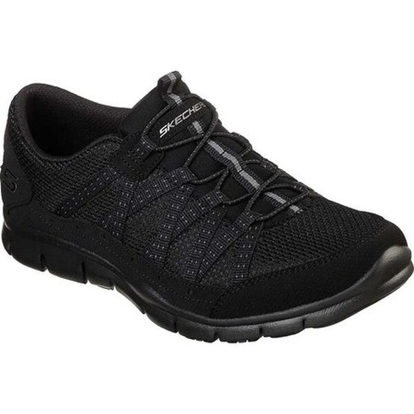 Shop Skechers Women&#39;s Gratis Strolling Sneaker Black/Black - On Sale - Free Shipping Today ...