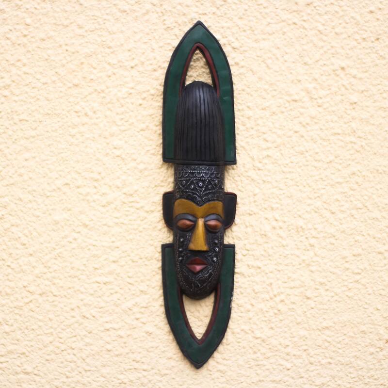 Novica Handmade North And South African Wood Mask