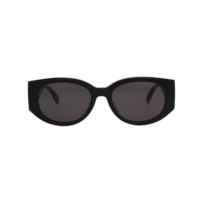 Alexander McQueen Round-Frame Acetate Sunglasses