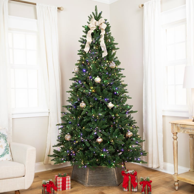 Real Touch™️Elite Pre-Lit Calgary Pine IPT Artificial Christmas Tree - 6' Dual Color LED - 6 Foot