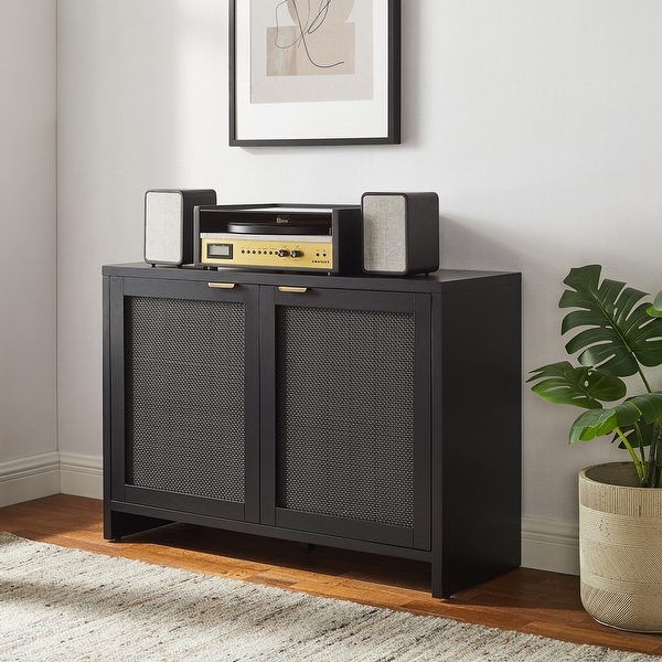 Crosley Kenji Record Player Cabinet With Vinyl Storage - Bed Bath