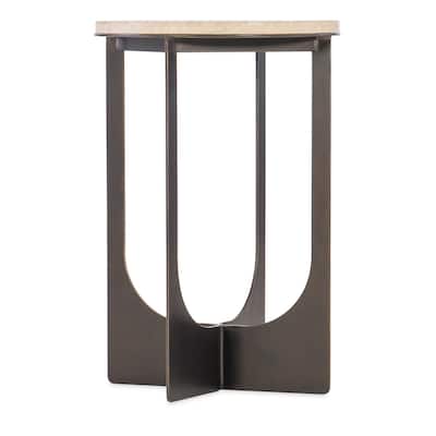 Hooker Furniture M18-50310-15 Lynx 16" Diameter Marble Top Metal