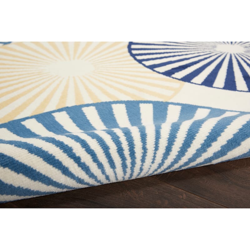 Nourison Grafix Modern Geometric Area Rug