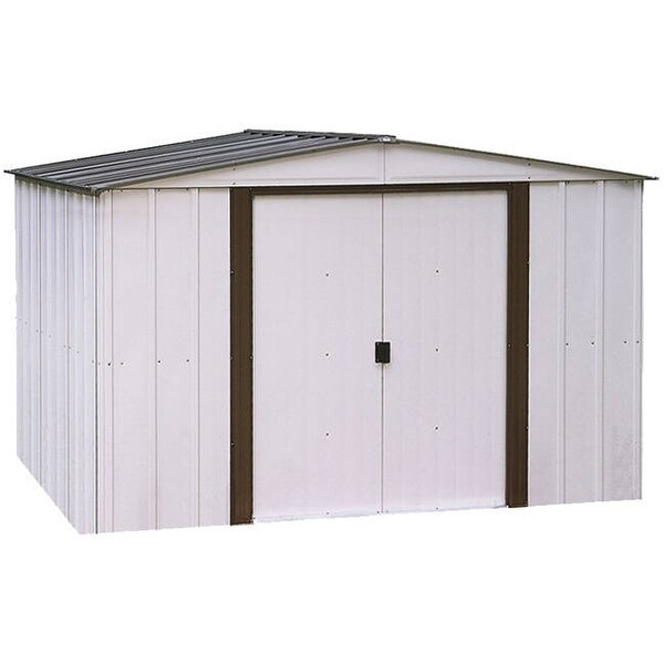 shop arrow newburgh 8x6-foot storage shed - free shipping