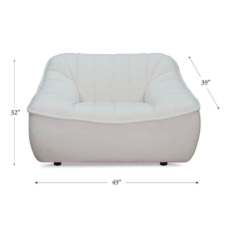 Hydeline Nest Fabric Chair With Memory Foam and Springs