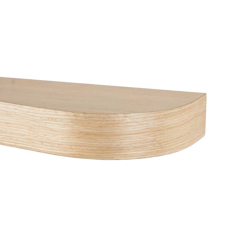 Wood Handmade Wall Shelf with Various Sizes - Set of 3 Black or Brown - Roche River Decor