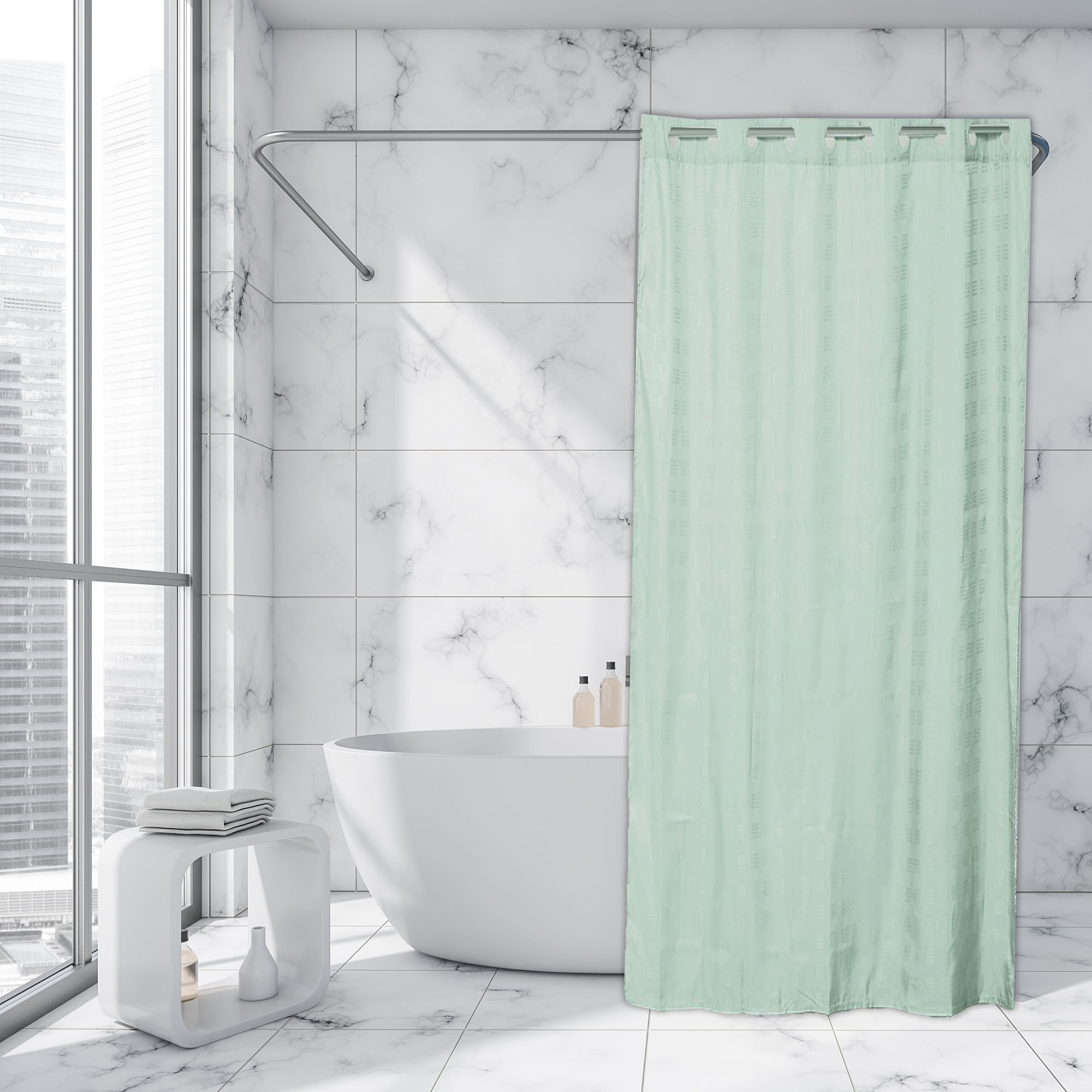 https://ak1.ostkcdn.com/images/products/is/images/direct/19787e31b1b5d7cd88e70478190dde85e1dff4eb/Extra-Long-Shower-Curtain-Polyester-Hook-Less-Cubic-79%22L-x-71%22W.jpg