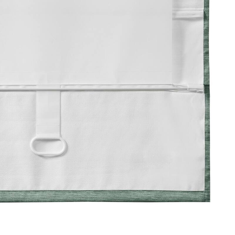 Printed Faux Silk Room Darkening Cordless Roman Shade