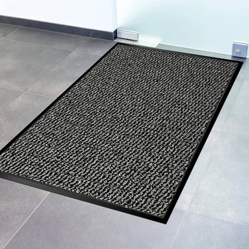 Lisa Heavy-Duty Non-Slip Rubber Door Mat for High Traffic Areas