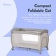 preview thumbnail 2 of 6, hauck Sleep N Play Go Plus Foldable Travel Bed and Playpen with Mattress, Beige - 17.82