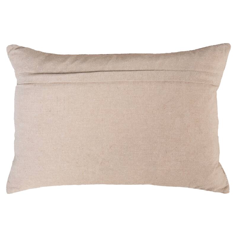 Rizzy Home Embroidered Snowflake Holiday Throw Pillow